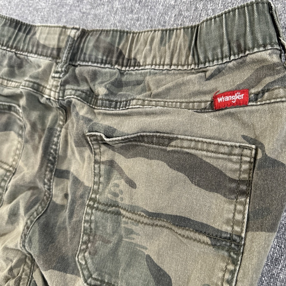 Wrangler Cargo Jogger Pants Camo Camouflage Drawstring Women's Size 16 Regular - Picture 3 of 6